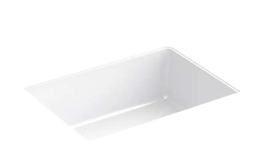 Kohler Verticyl 17-1/8" Rectangular Vitreous China Undermount Bathroom Sink with Overflow