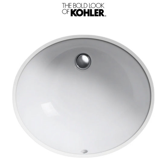 Kohler Caxton 19-1/4" Undermount Bathroom Sink with Overflow Model:K-2210-0