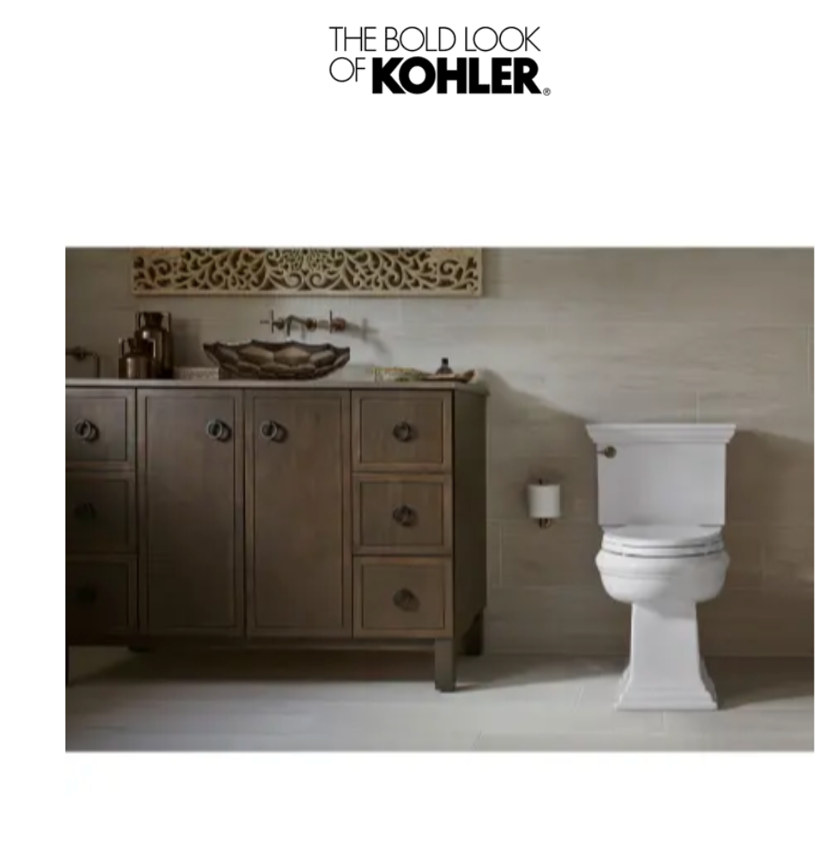 Kohler Memoirs Stately 1.28 GPF Toilet Tank Only with AquaPiston Technology  (biscuit)