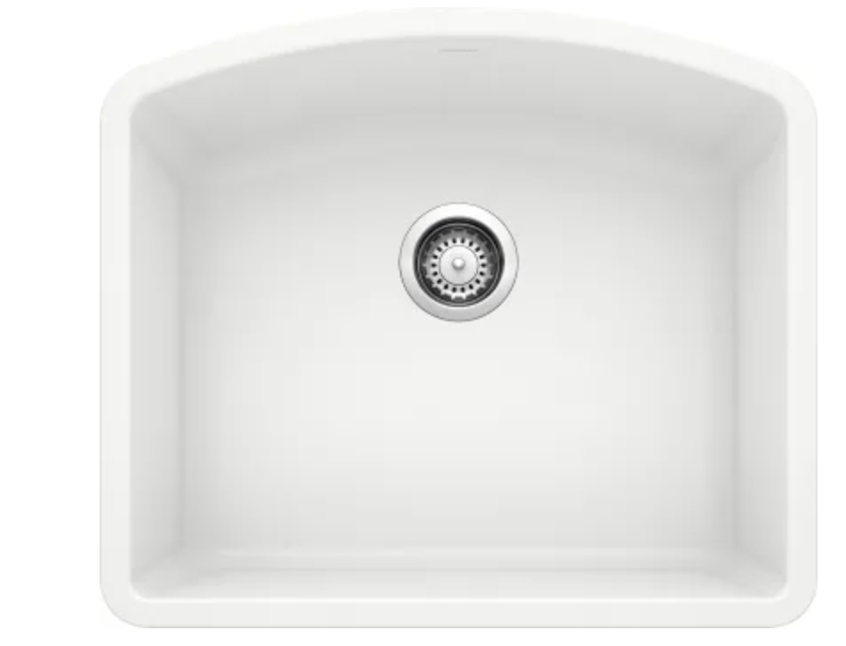 26) Blanco Diamond 24" Undermount Single Basin SILGRANIT Kitchen Sink