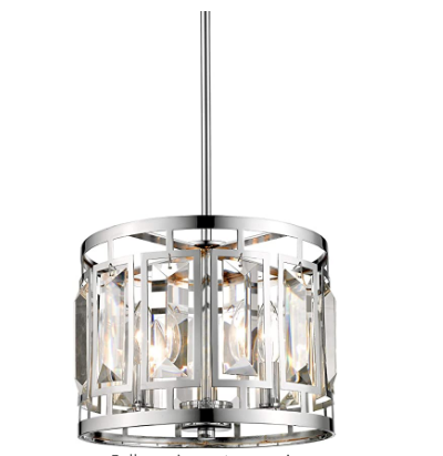 201) Z-Lite 6007-11CH 3 Light Pendant, Chrome