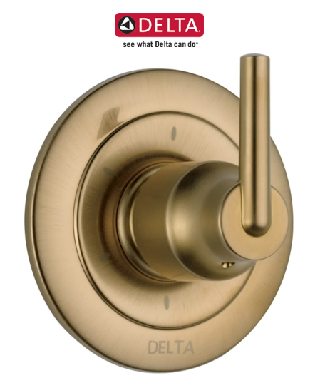 51) Delta T11859-CZ Trinsic 4 1/2" Three Function Diverter Valve Trim With Finish