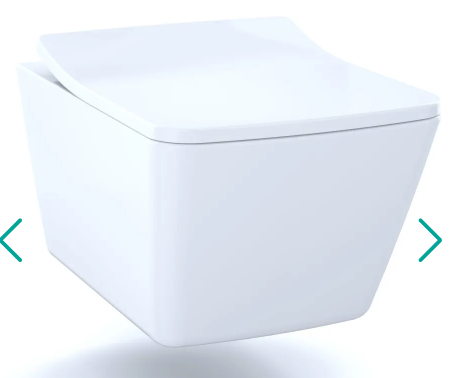 TOTO CT449CFG#01 SP  - Wall-Hung Contemporary Square-Shape Toilet