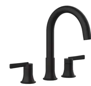 397) Orrs Two Handle Roman Tub Faucet in Matte Black #PF8870MB