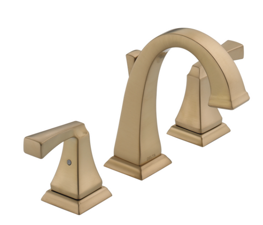 403) Two Handle Widespread Bathroom Faucet In Champagne Bronze