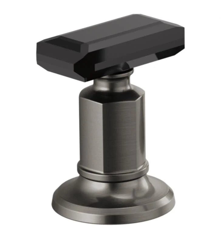 31) Brizo HK5376-GLBC Invari Widespread Black Crystal Knob Handle Kit With Finish: Luxe Gold